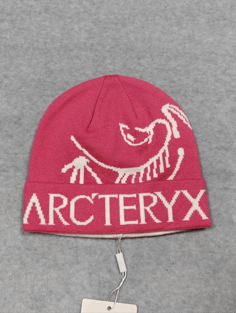 Arc'teryx Black Pink with White Logo Knit